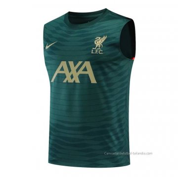 Camiseta de Entrenamiento Liverpool Sin Mangas 2022-2023 Verde Camiseta de Entrenamiento Liverpool Sin Mangas 2022-2023 Verde
