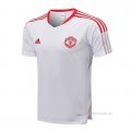 Camiseta de Entrenamiento Manchester United 2021-2022 Blanco