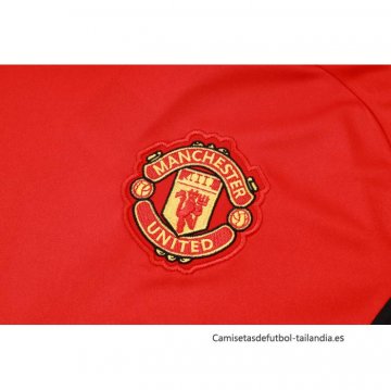 Camiseta de Entrenamiento Manchester United 2024-2025 Rojo