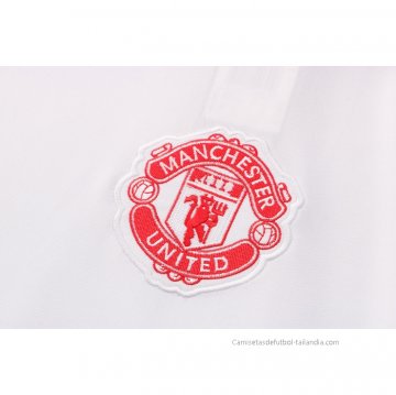 Camiseta de Entrenamiento Manchester United 2021-2022 Blanco