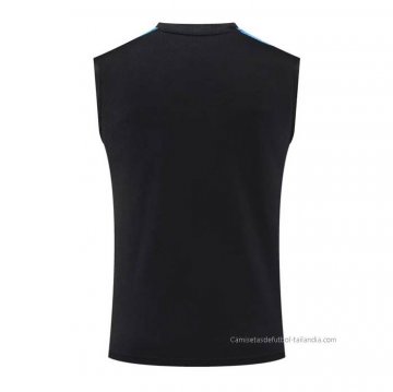 Camiseta de Entrenamiento Manchester United Sin Mangas 2022-2023 Azul