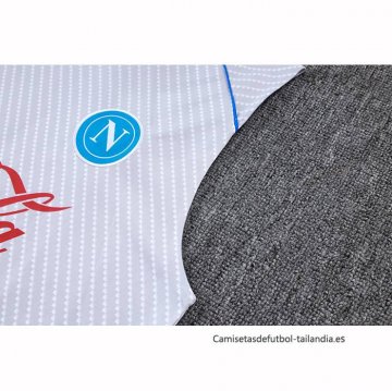 Camiseta de Entrenamiento Napoli Sin Mangas 2025-2026 Blanco