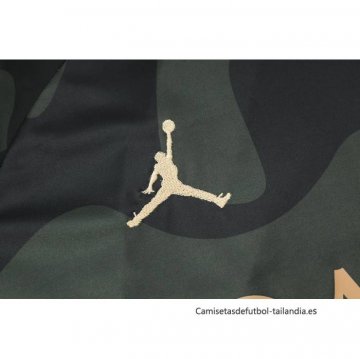 Camiseta de Entrenamiento Paris Saint-Germain Jordan 2024-2025 Verde