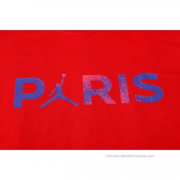 Camiseta de Entrenamiento Paris Saint-Germain Jordan 2021-2022 Rojo