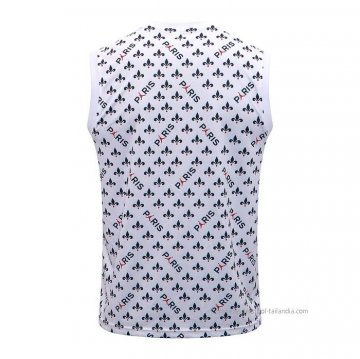 Camiseta de Entrenamiento Paris Saint-Germain Jordan Sin Mangas 2022-2023 Blanco
