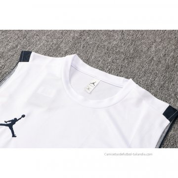 Camiseta de Entrenamiento Paris Saint-Germain Sin Mangas 2021-2022 Blanco