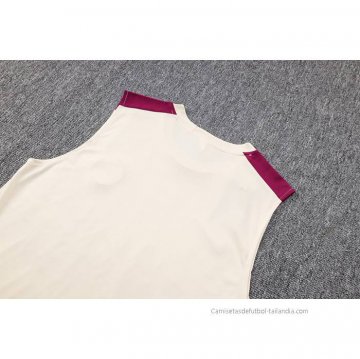 Camiseta de Entrenamiento Paris Saint-Germain Sin Mangas 2023-2024 Albaricoque