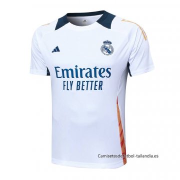 Camiseta de Entrenamiento Real Madrid 2024-2025 Blanco Camiseta de Entrenamiento Real Madrid 2024-2025 Blanco