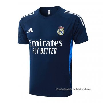 Camiseta de Entrenamiento Real Madrid 2025-2026 Azul Blanco