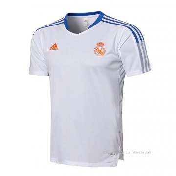 Camiseta de Entrenamiento Real Madrid 2021-2022 Blanco