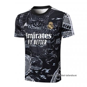 Camiseta de Entrenamiento Real Madrid Dragon 2024-2025 Negro Camiseta de Entrenamiento Real Madrid Dragon 2024-2025 Negro
