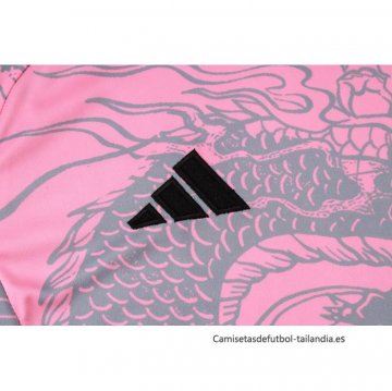 Camiseta de Entrenamiento Real Madrid Dragon 2024-2025 Rosa