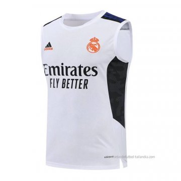 Camiseta de Entrenamiento Real Madrid Sin Mangas 2022-2023 Blanco