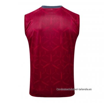 Camiseta de Entrenamiento Sao Paulo Sin Mangas 2025-2026 Rojo