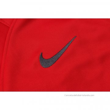 Chandal con Capucha del Atletico Madrid 2021-2022 Rojo