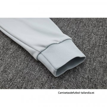 Chandal con Capucha del Barcelona 2023-2024 Blanco