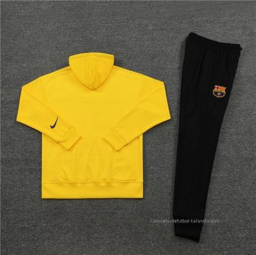 Chandal con Capucha del Barcelona Nino 2023 Amarillo