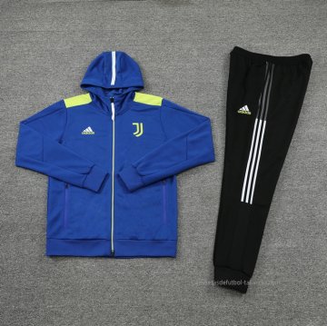 Chandal con Capucha del Juventus 2021-2022 Azul