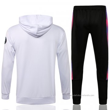 Chandal con Capucha del Paris Saint-Germain Jordan 2021-2022 Blanco