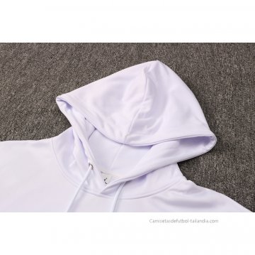 Chandal con Capucha del Paris Saint-Germain Jordan 2021-2022 Blanco