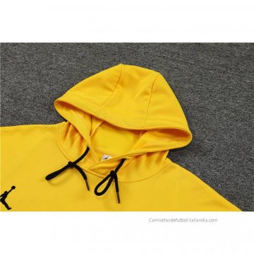 Chandal con Capucha del Paris Saint-Germain Jordan 2023 Amarillo