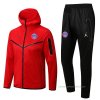 Chandal con Capucha del Paris Saint-Germain Jordan 2022-2023 Rojo Chandal con Capucha del Paris Saint-Germain Jordan 2022-2023 Rojo