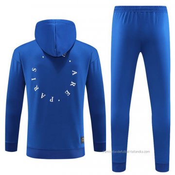 Chandal con Capucha del Paris Saint-Germain Nino 2023 Azul