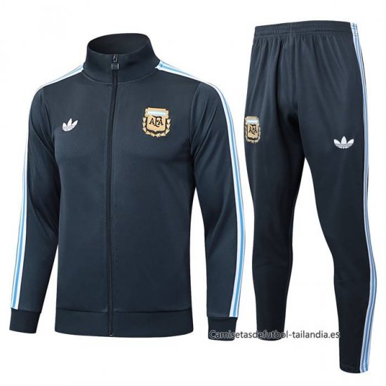 Chandal de Chaqueta del Argentina Nino 2025-2026 Gris - Haga un click en la imagen para cerrar