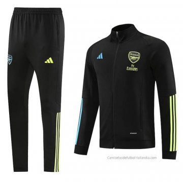 Chandal de Chaqueta del Arsenal 2023-2024 Negro