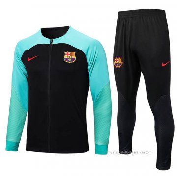 Chandal de Chaqueta del Barcelona 2022-2023 Negro Chandal de Chaqueta del Barcelona 2022-2023 Negro