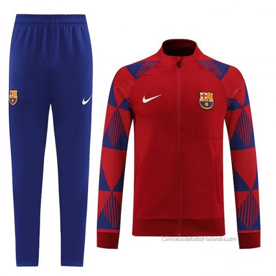 Chandal de Chaqueta del Barcelona 2022-2023 Rojo - Haga un click en la imagen para cerrar