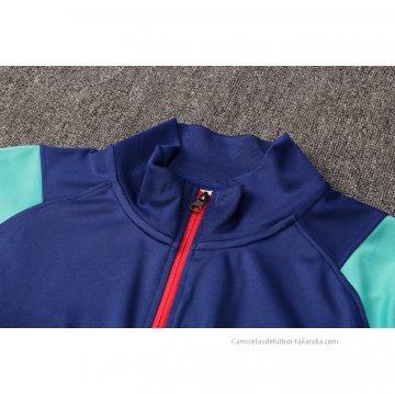 Chandal de Chaqueta del Barcelona 2021-2022 Azul