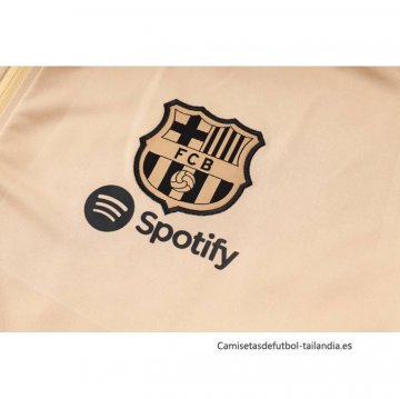 Chandal de Chaqueta del Barcelona Nino 2024-2025 Amarillo