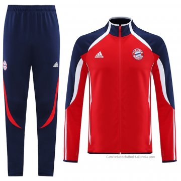 Chandal de Chaqueta del Bayern Munich Teamgeist 2021-2022 Rojo Chandal de Chaqueta del Bayern Munich Teamgeist 2021-2022 Rojo