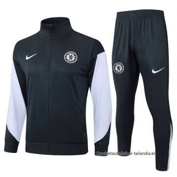 Chandal de Chaqueta del Chelsea Nino 2025-2026 Gris Chandal de Chaqueta del Chelsea Nino 2025-2026 Gris