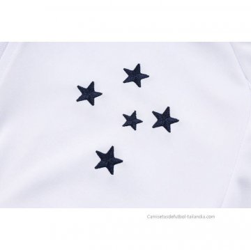 Chandal de Chaqueta del Cruzeiro 2023-2024 Blanco