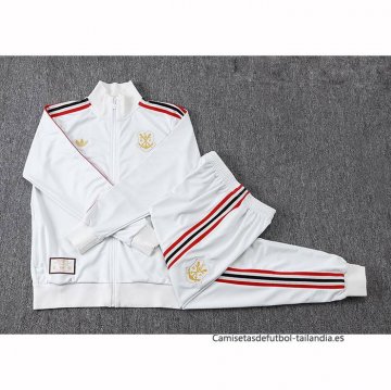 Chandal de Chaqueta del Flamengo Nino 2025-2026 Gris