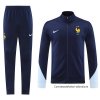 Chandal de Chaqueta del Francia 2024-2025 Azul Chandal de Chaqueta del Francia 2024-2025 Azul