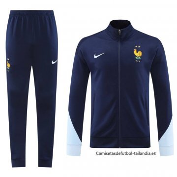 Chandal de Chaqueta del Francia 2024-2025 Azul Chandal de Chaqueta del Francia 2024-2025 Azul