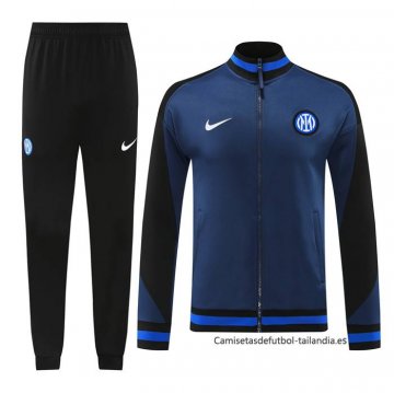 Chandal de Chaqueta del Inter Milan 2024-2025 Azul Chandal de Chaqueta del Inter Milan 2024-2025 Azul