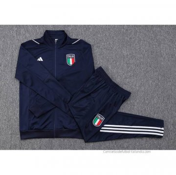 Chandal de Chaqueta del Italia 2023-2024 Azul