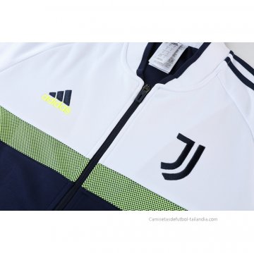 Chandal de Chaqueta del Juventus 2021-2022 Blanco y Negro