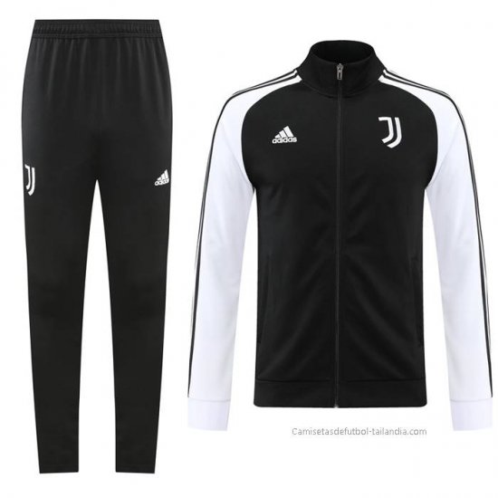 Chandal de Chaqueta del Juventus 2022-2023 Negro y Blanco - Haga un click en la imagen para cerrar