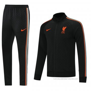 Chandal de Chaqueta del Liverpool 2021-2022 Negro