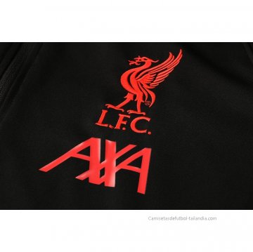Chandal de Chaqueta del Liverpool 2021-2022 Negro
