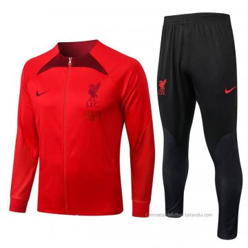Chandal de Chaqueta del Liverpool Nino 2022-2023 Rojo Chandal de Chaqueta del Liverpool Nino 2022-2023 Rojo