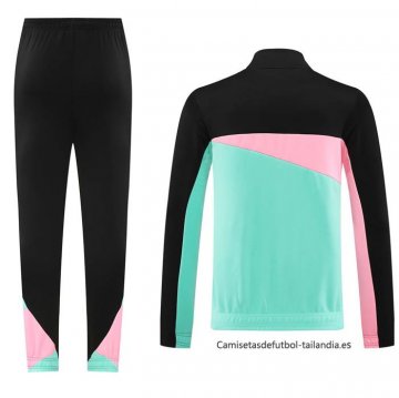 Chandal de Chaqueta del Manchester City 2024-2025 Negro y Verde