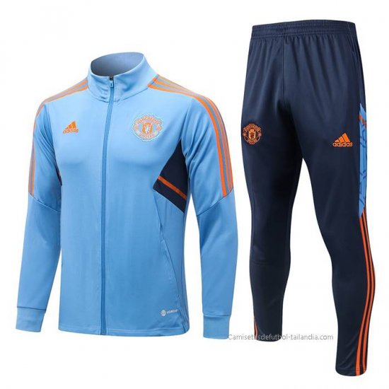 Chandal de Chaqueta del Manchester United 2022-2023 Azul - Haga un click en la imagen para cerrar