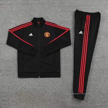 Chandal de Chaqueta del Manchester United 2023-2024 Negro