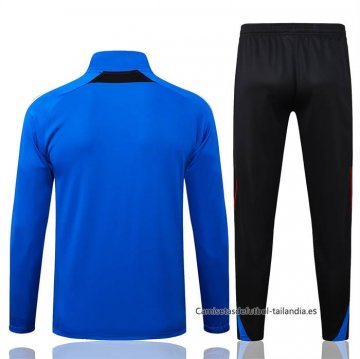 Chandal de Chaqueta del Manchester United Nino 2025-2026 Azul
